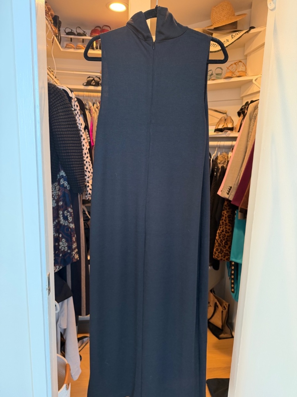 Vince Turtleneck Dress with Side Slit - Picture 2 of 4